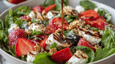Goat Cheese Salad with Balsamic