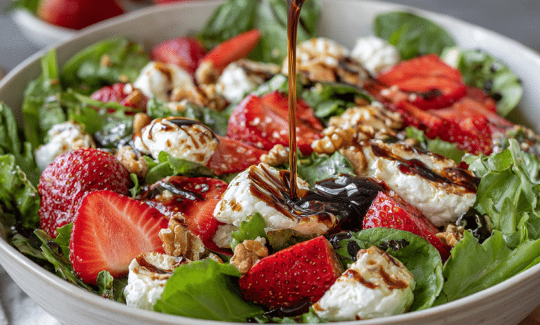 Goat Cheese Salad with Balsamic