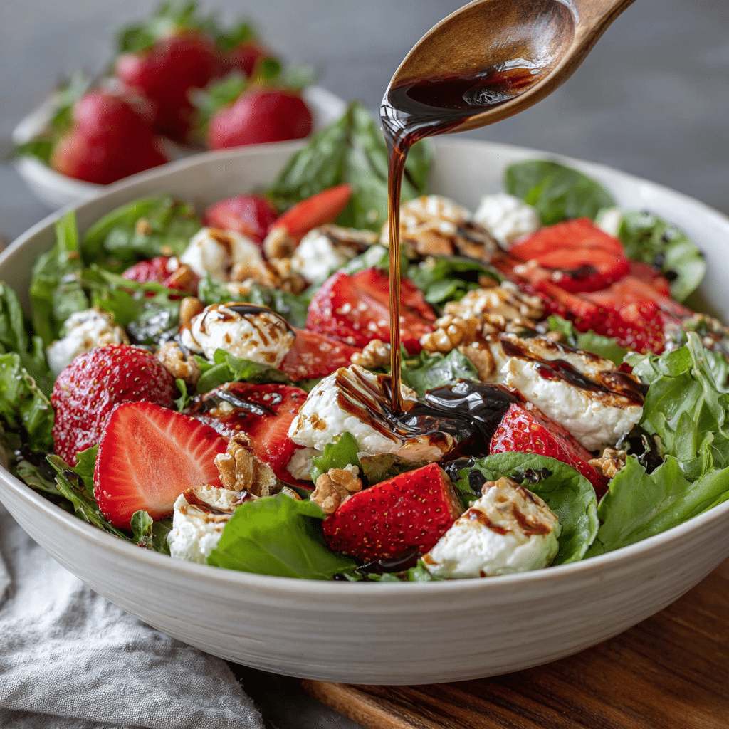 Goat Cheese Salad with Balsamic – A Fresh, Tangy Bowl of Pure Comfort