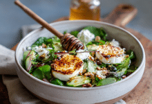 Goat Cheese Salad with Honey
