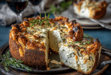 Goat Cheese Savory Cake