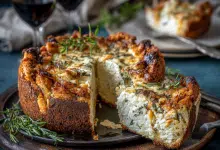 Goat Cheese Savory Cake
