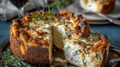 Goat Cheese Savory Cake
