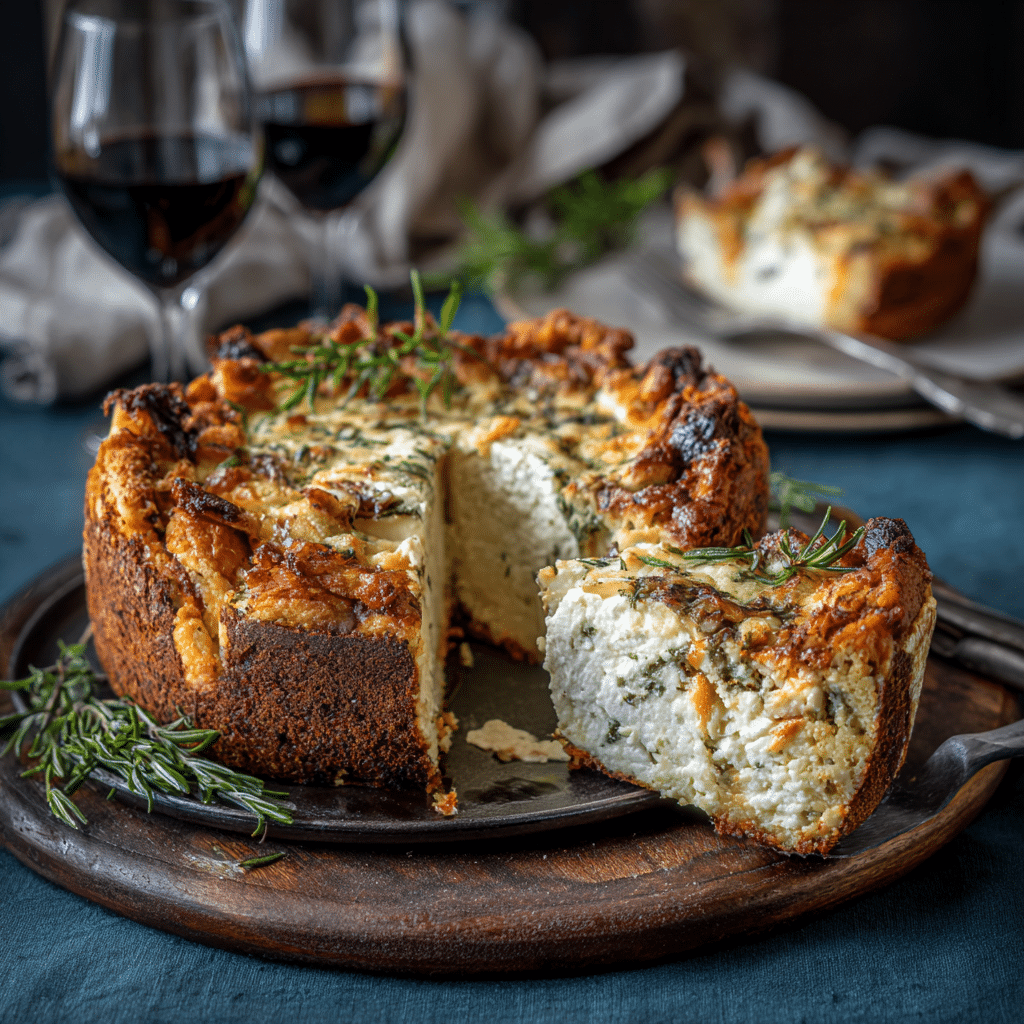 Goat Cheese Savory Cake – A Soft, Salty Hug from My Kitchen
