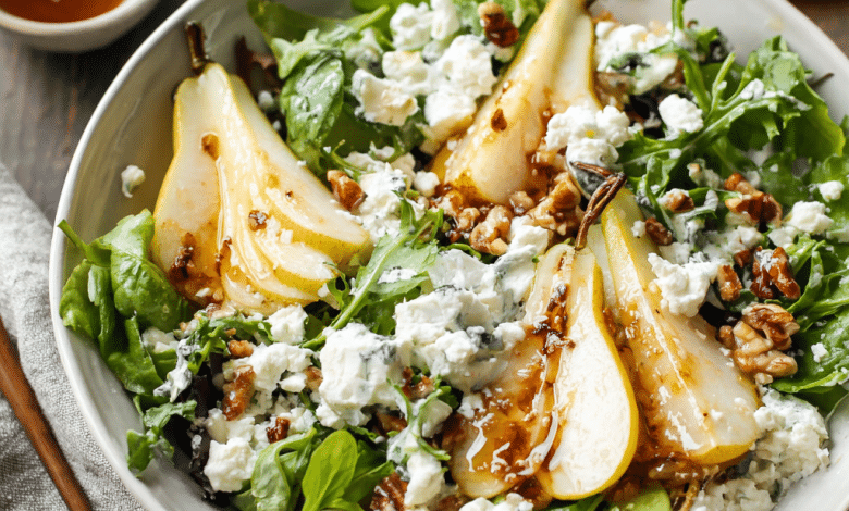 Goat Cheese and Pear Salad