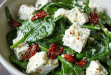 Goat Cheese and Spinach Salad