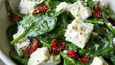 Goat Cheese and Spinach Salad