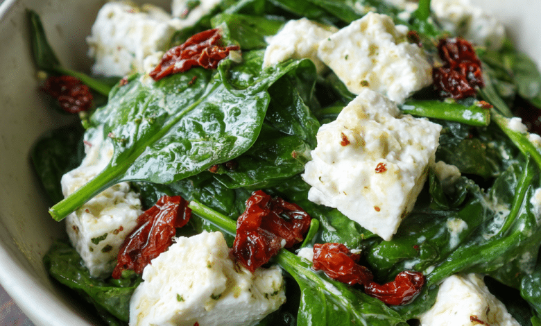 Goat Cheese and Spinach Salad