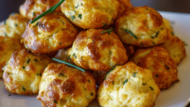 Gougères with Chives
