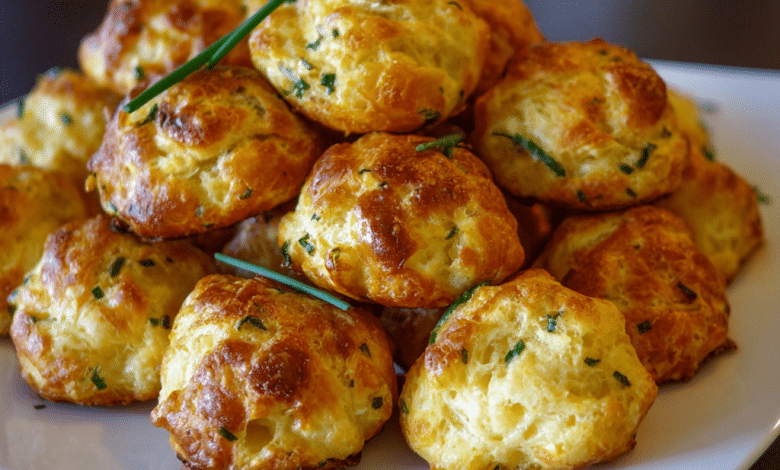 Gougères with Chives