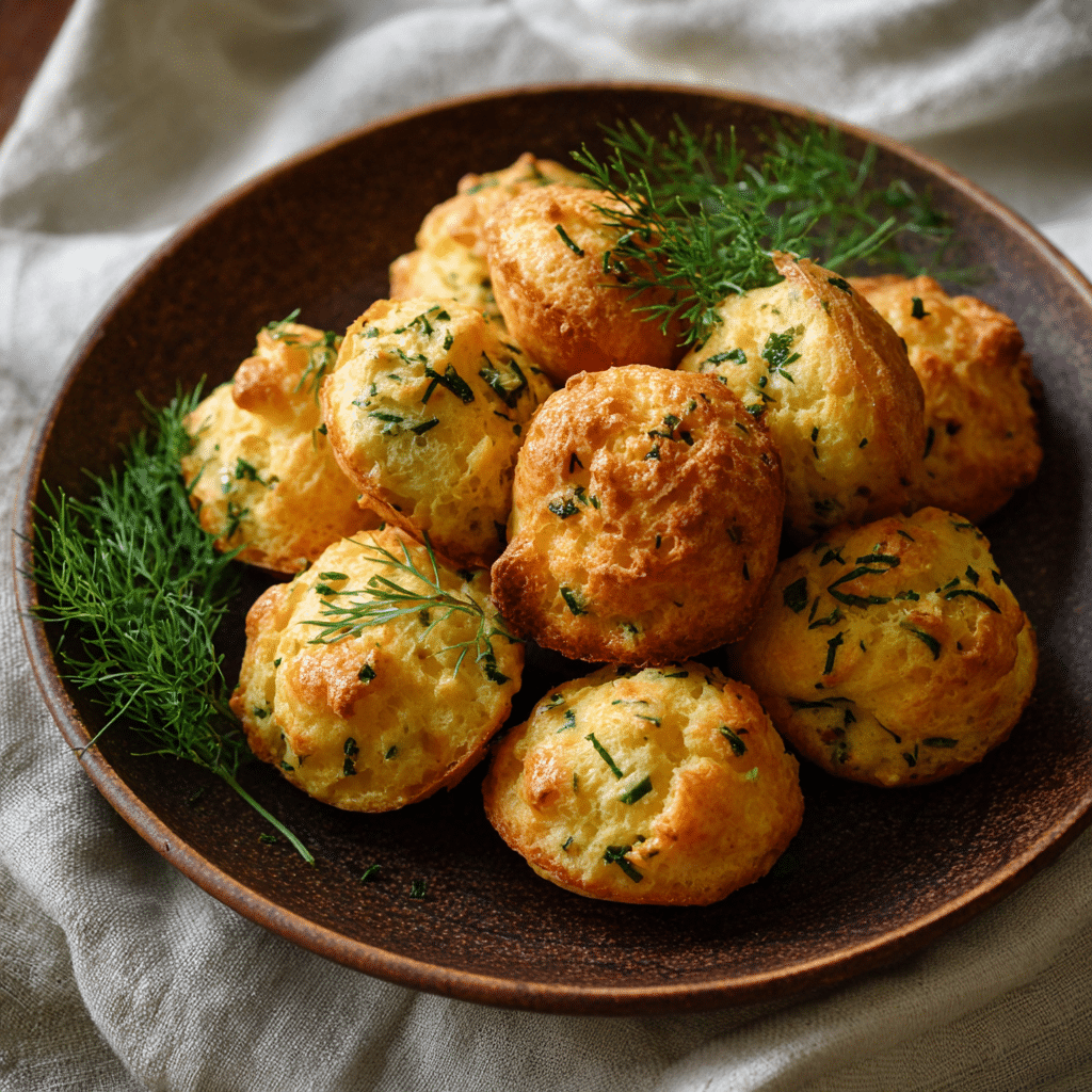 Gougères with Herbs – Light, Golden Bites of Pure Joy