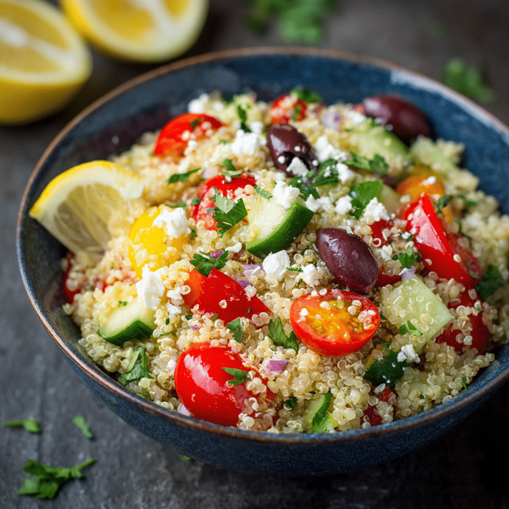 Greek Quinoa Salad – Fresh, Bright, and Full of Love