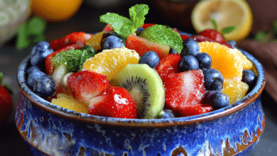 Healthy Fruit Salad Bowl
