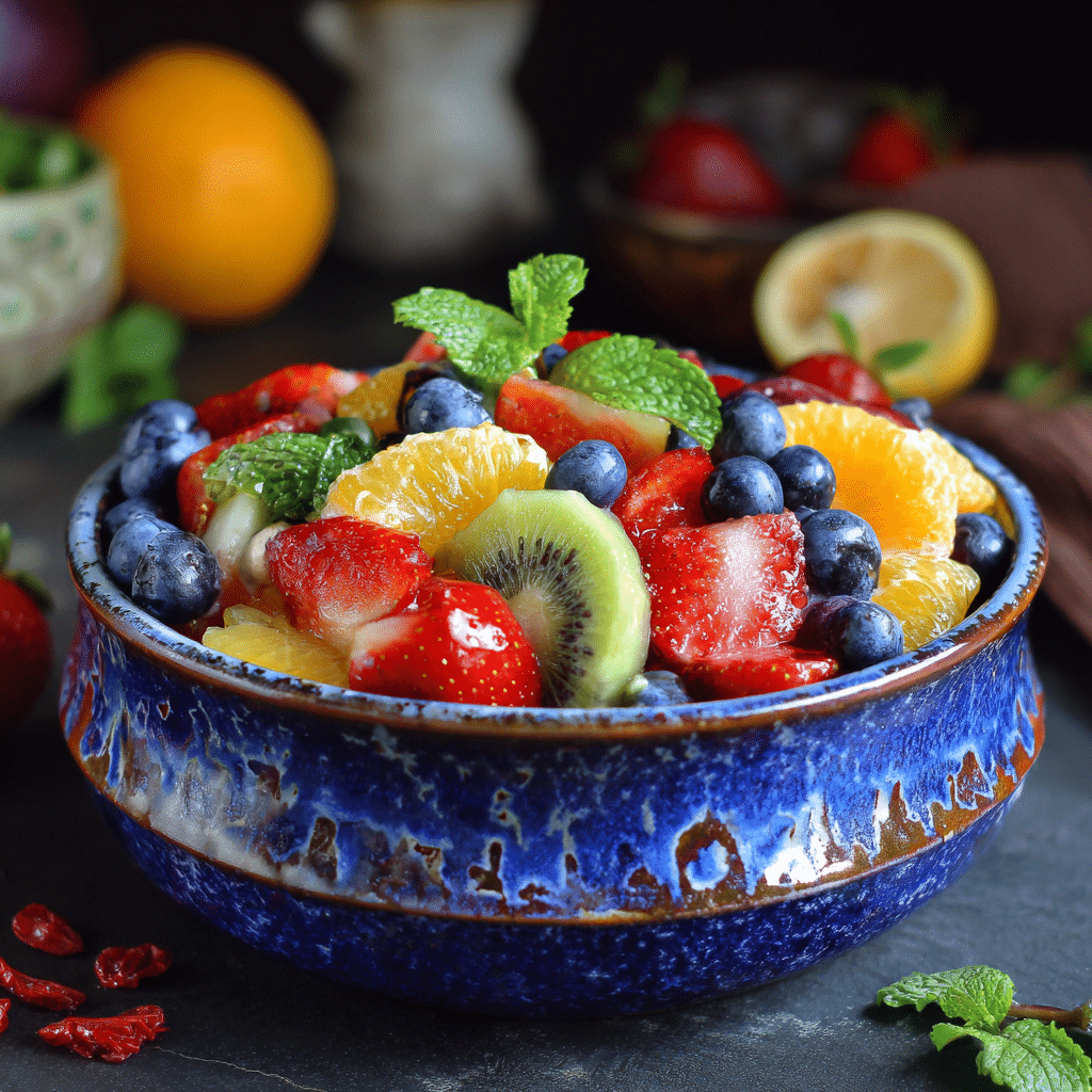Healthy Fruit Salad Bowl – A Bright & Joyful Taste of Freshness