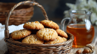 Honey Pine Nut Cookies