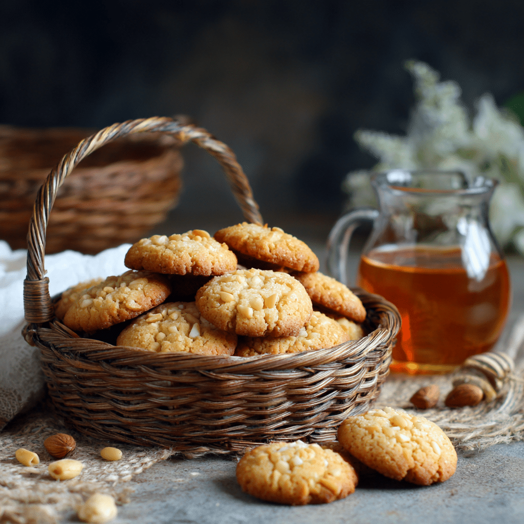 Honey Pine Nut Cookies – Sweet Little Bites of Cretan Comfort