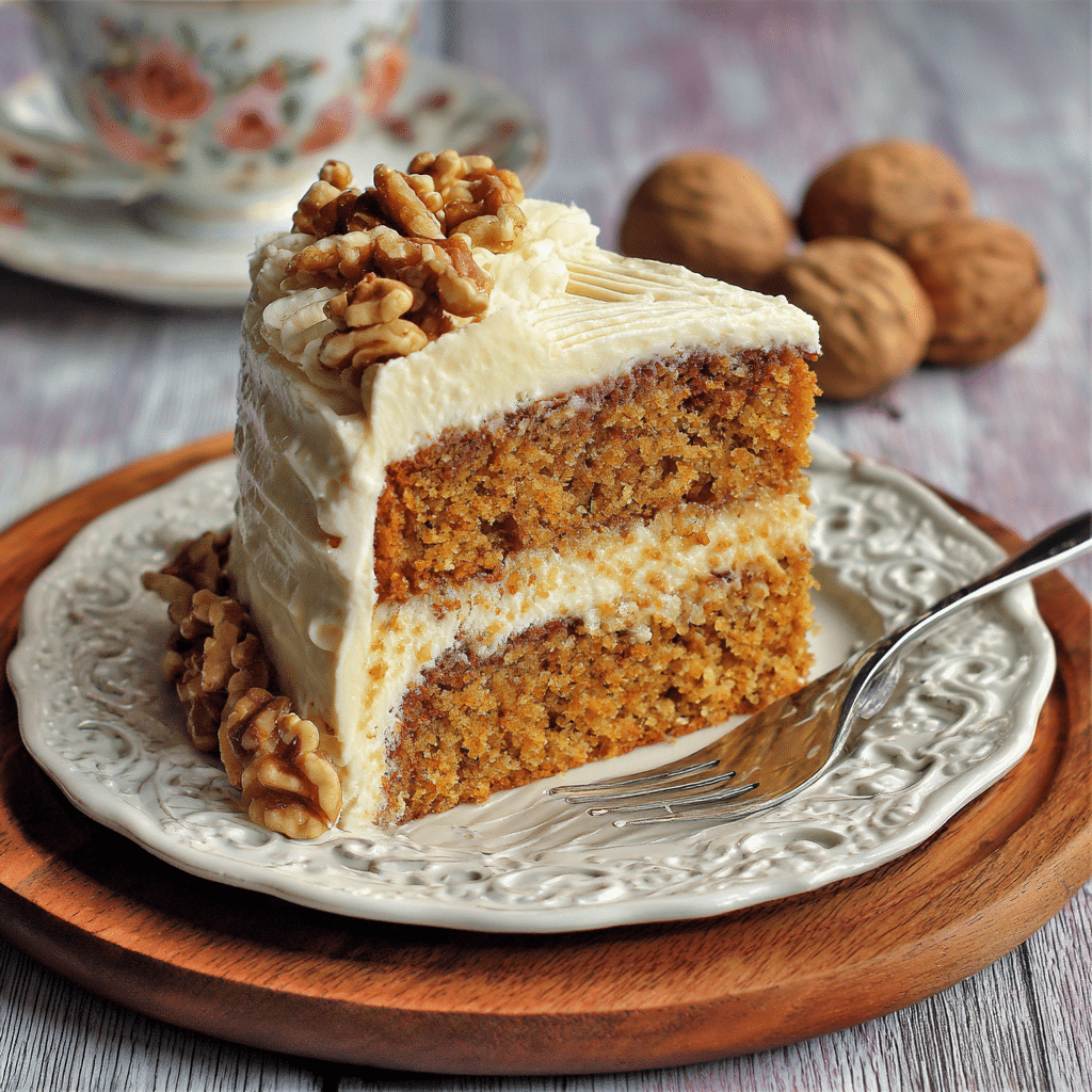 Honey Walnut Cake – A Golden Slice of Comfort and Sweet Memories