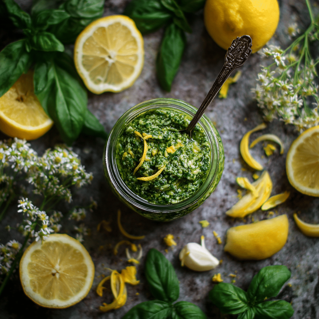 Lemon Basil Pesto – Fresh, Bright & Full of Summer Love