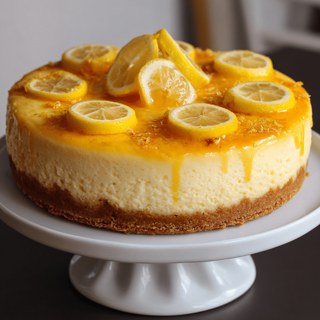 Lemon Cheesecake – Bright, Creamy, and Full of Sunshine in Every Bite