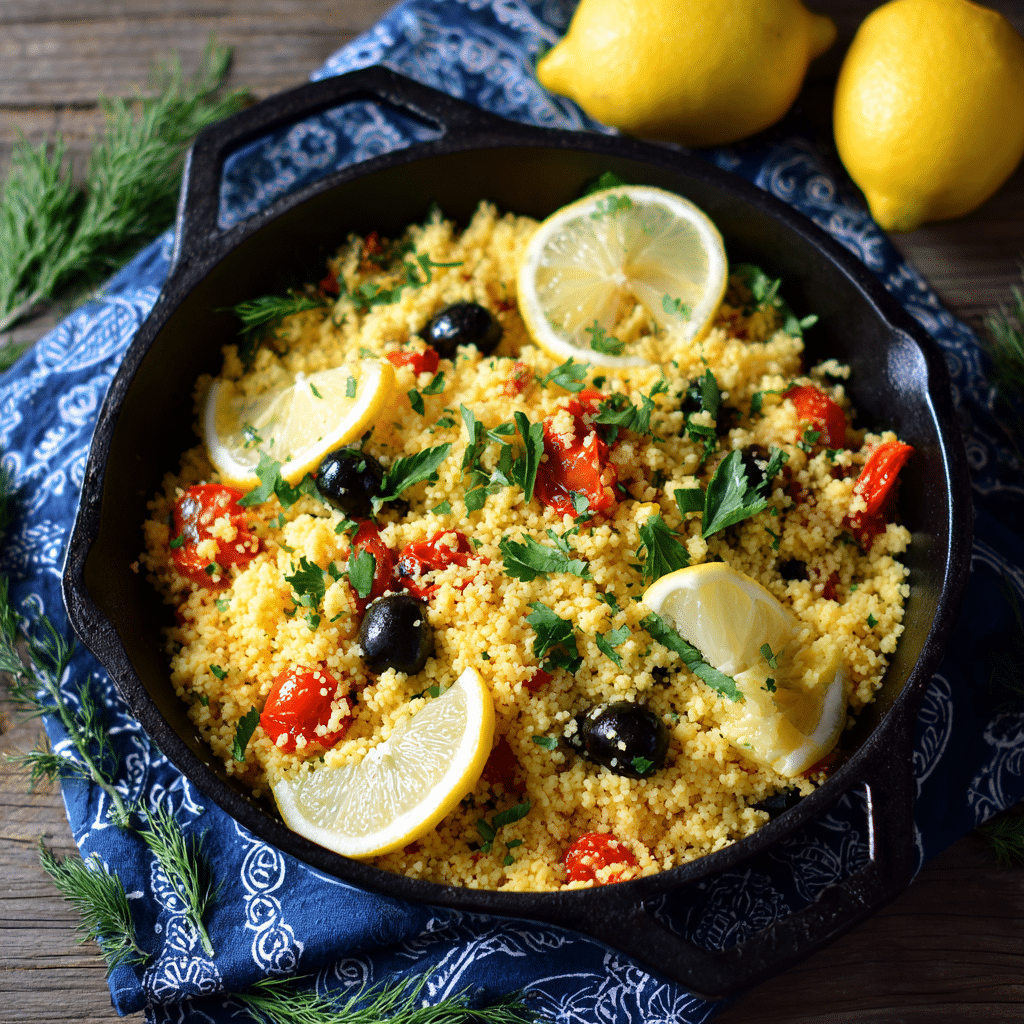 Lemon Couscous Recipe – A Sunny, Zesty Hug from My Cretan Kitchen