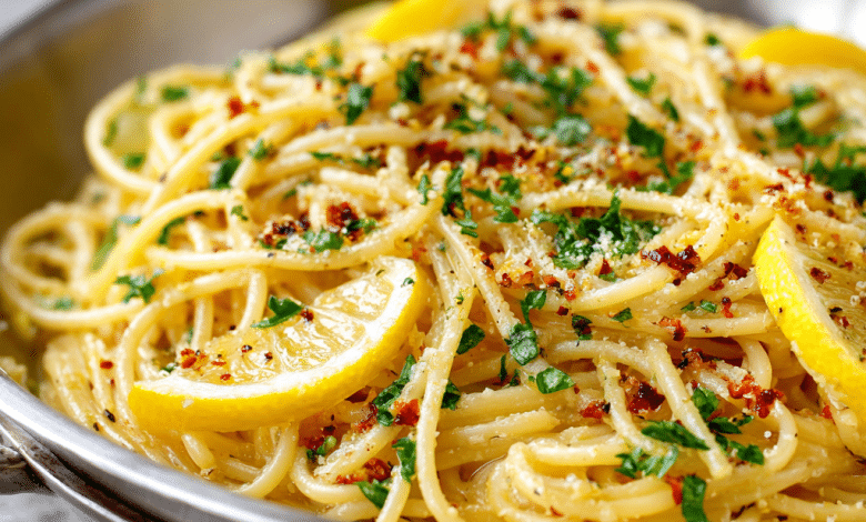 Lemon Garlic Pasta