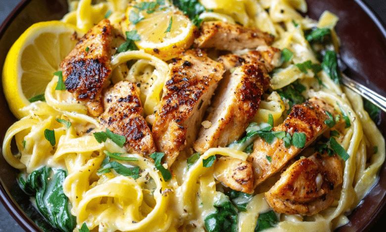 Lemon Pasta with Chicken
