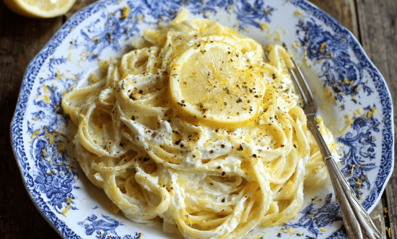 Lemon Pasta with Ricotta