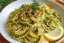 Lemon Pesto Pasta