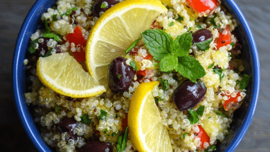 Lemon Quinoa Salad Recipe