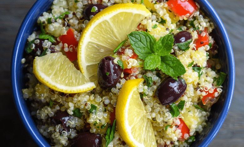 Lemon Quinoa Salad Recipe
