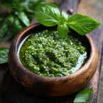 Low-Fat Basil Pesto