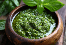 Low-Fat Basil Pesto