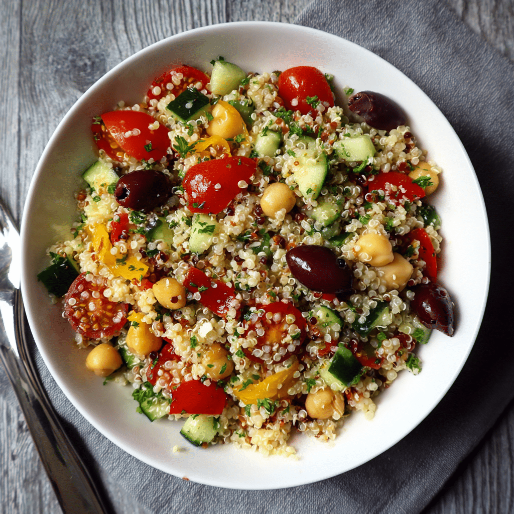 Mediterranean Quinoa Salad – A Bowl of Sunshine and Simple Joy