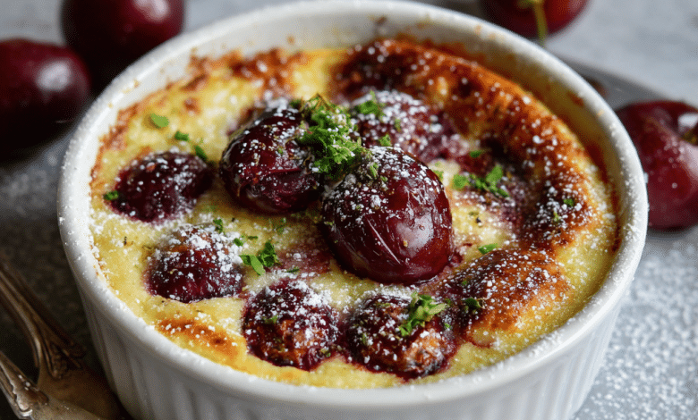 Mini Cherry Clafoutis