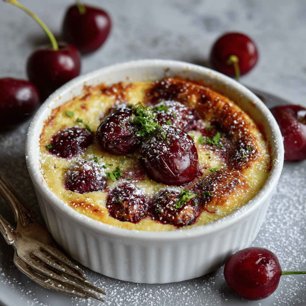 Mini Cherry Clafoutis – A Little French Dream from My Cretan Kitchen