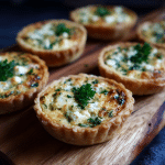 Mini Goat Cheese Quiche