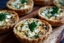 Mini Goat Cheese Quiche