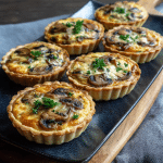 Mini Puff Pastry Quiche