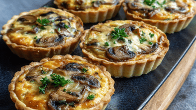 Mini Puff Pastry Quiche