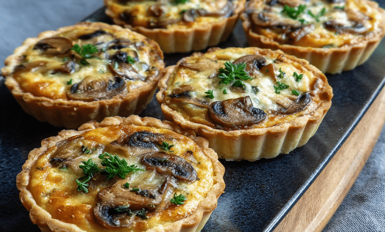 Mini Puff Pastry Quiche