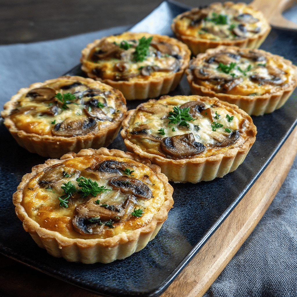 Mini Mushroom Quiche – Little Bites of Comfort from My Kitchen