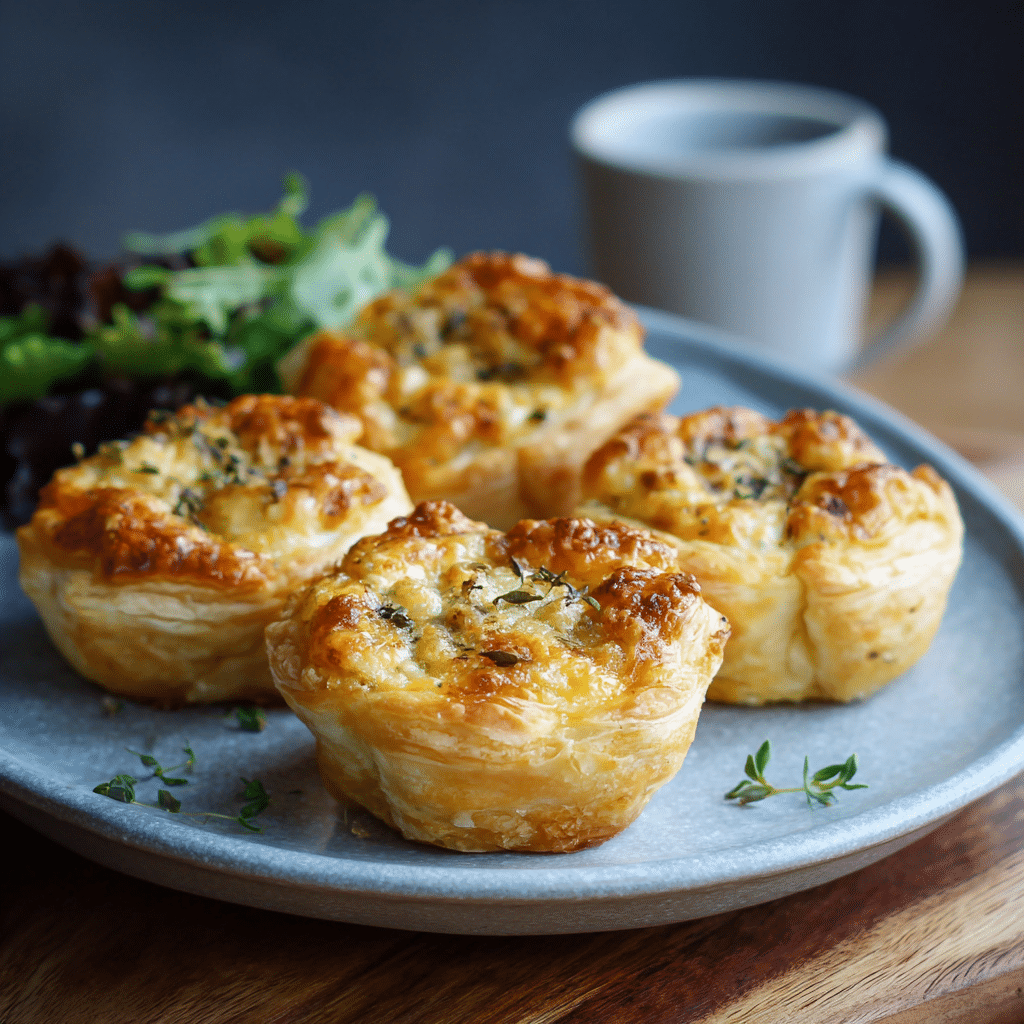 Mini Quiche with Puff Pastry – Buttery Little Bites of Love