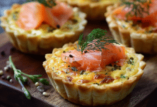 Mini Salmon Quiche