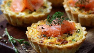 Mini Salmon Quiche