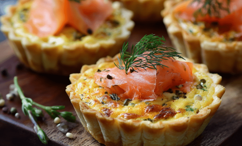 Mini Salmon Quiche