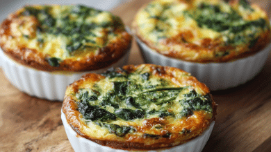 Mini Spinach Quiche