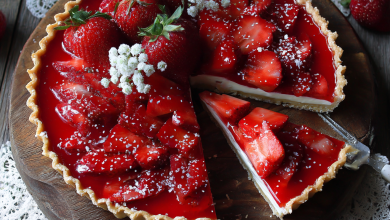 No-Bake Strawberry Tart