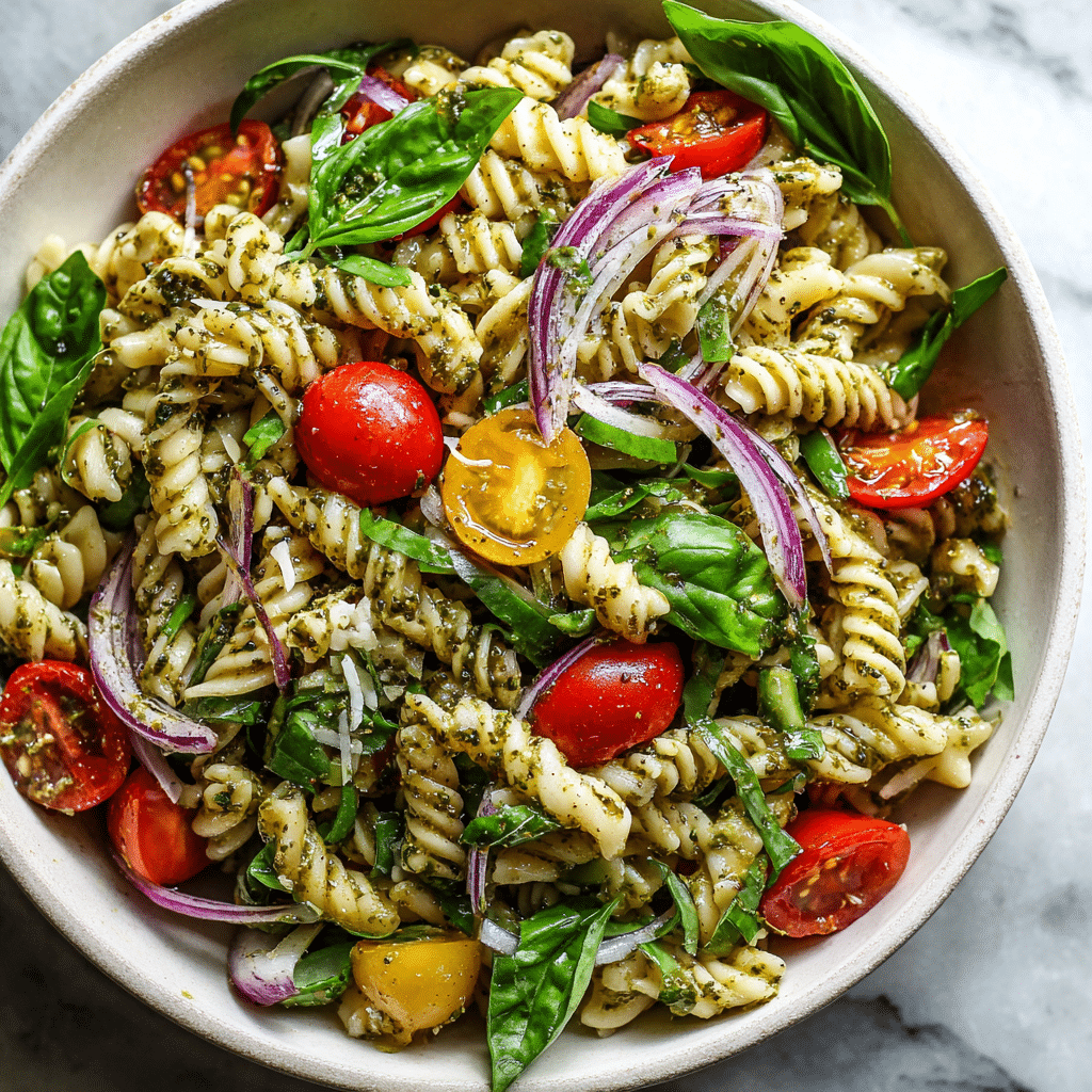 Pesto Pasta Salad – Fresh, Bright & Full of Love
