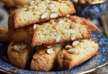 Pine Nut Biscotti Cookies