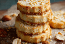 Pine Nut Shortbread Cookies
